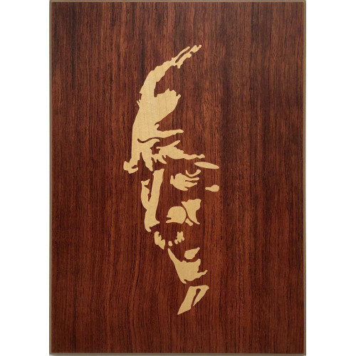 Ahşap Kakma Atatürk Portresi (Gül 3)