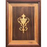 Marquetry Vazo Pano Ceviz